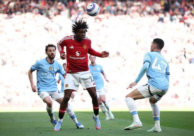 Manchester City recibe a Manchester United. Foto: ADAM VAUGHAN / EFE