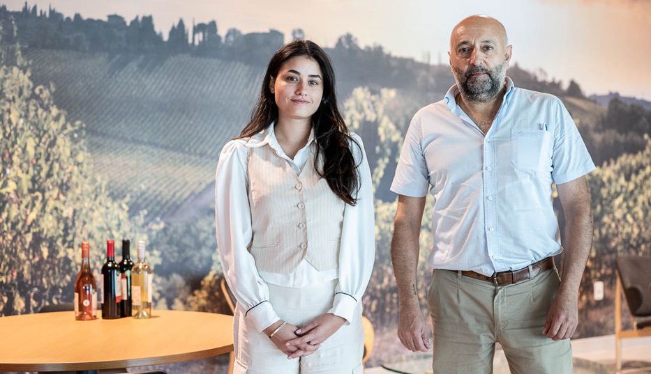 Los ingenieros agrónomos Eduardo Félix y Agustina Clara. Foto: Javier Noceti