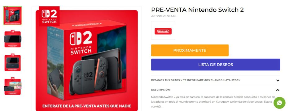 Captura del sitio web xuruguay.com.uy