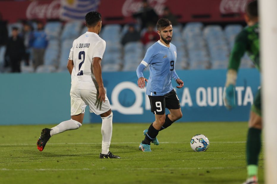 Diego Rossi en su última convocatoria con Uruguay. Foto: FocoUy