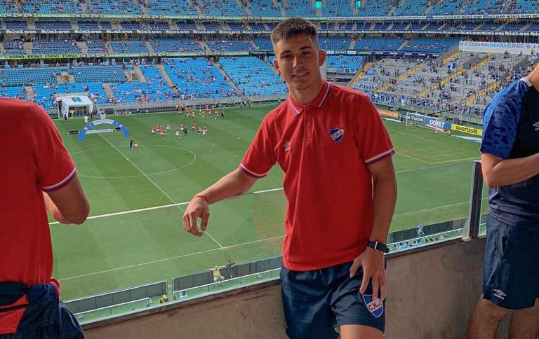 Gianluca Colla como jugador de Nacional. Foto: X @g_colla01