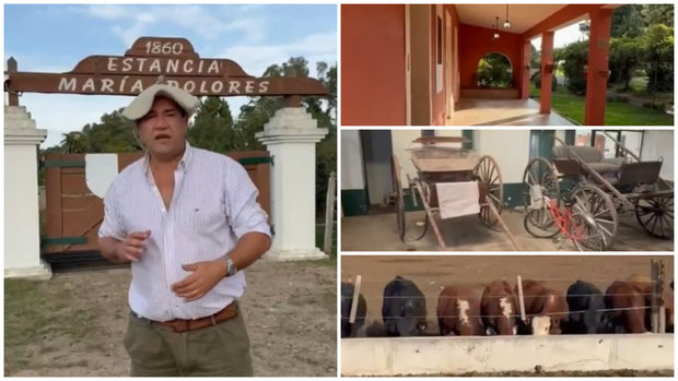 Fotos: capturas de pantalla del video / X de Sebastián Da Silva (@camboue).