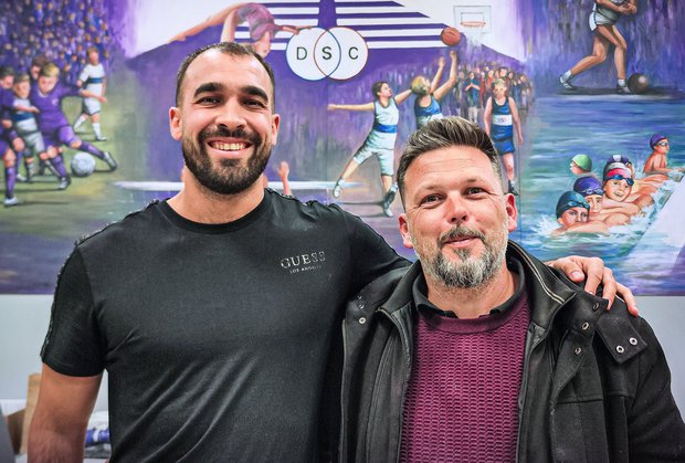 Miguel Franco y Diego Franzini. Foto: @DefensorSp