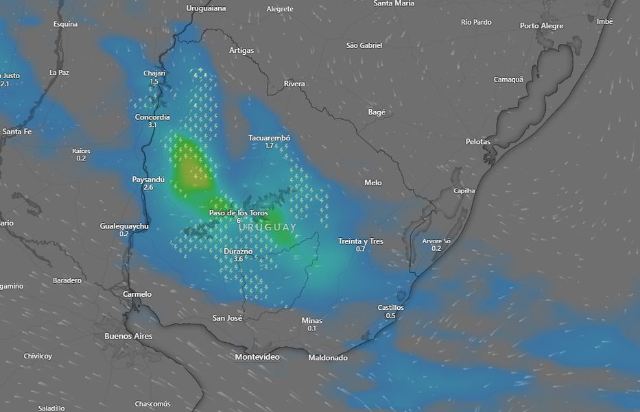 Modelo ICON lunes a las 13