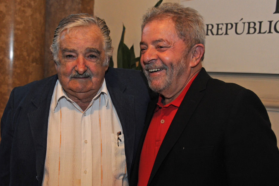 Reunión con Lula da Silva en Montevideo en febrero de 2014. Presidencia