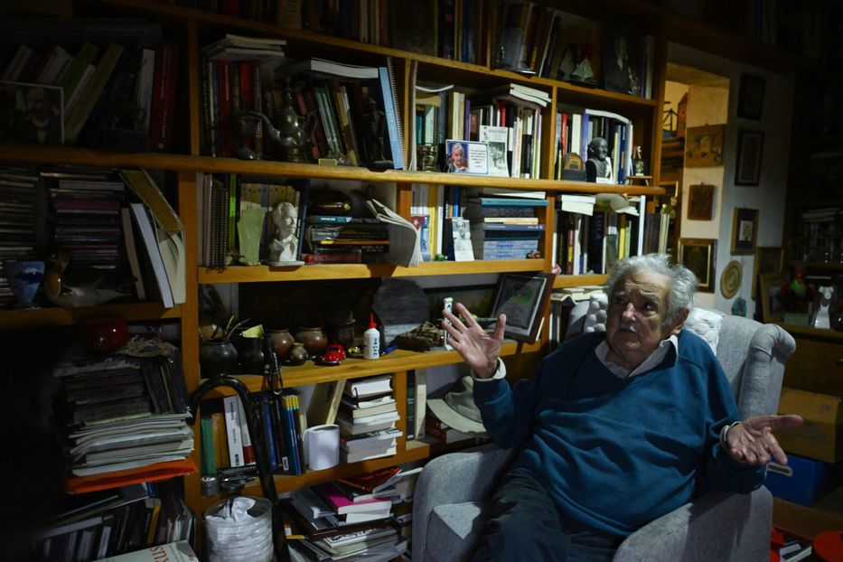 En su casa, durante una entrevista con la agencia noticiosa francesa AFP: Eitan Abramovich / AFP