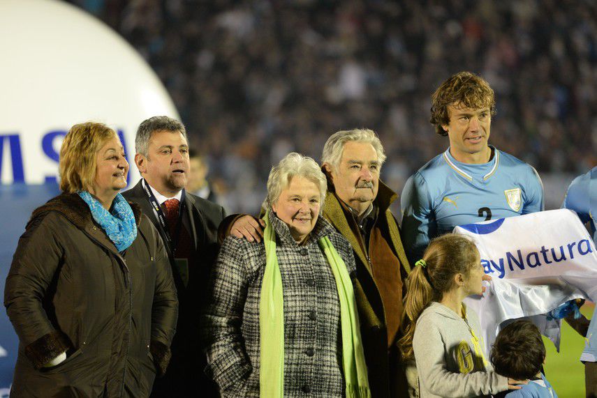 Despedida de la Selección Uruguaya antes del Mundial Brasil 2014. Miguel Frey