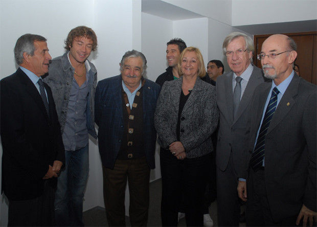 Recepción a los campeones de América de 2011. Presidencia