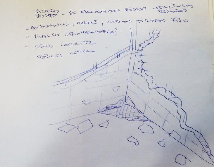 Dibujo de Marcelo Aquistapace. Foto: Archivo