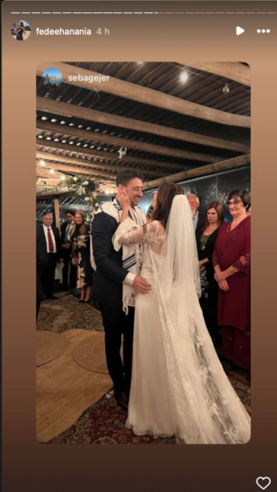 Foto: Historias de Instagram/ @fedehanania