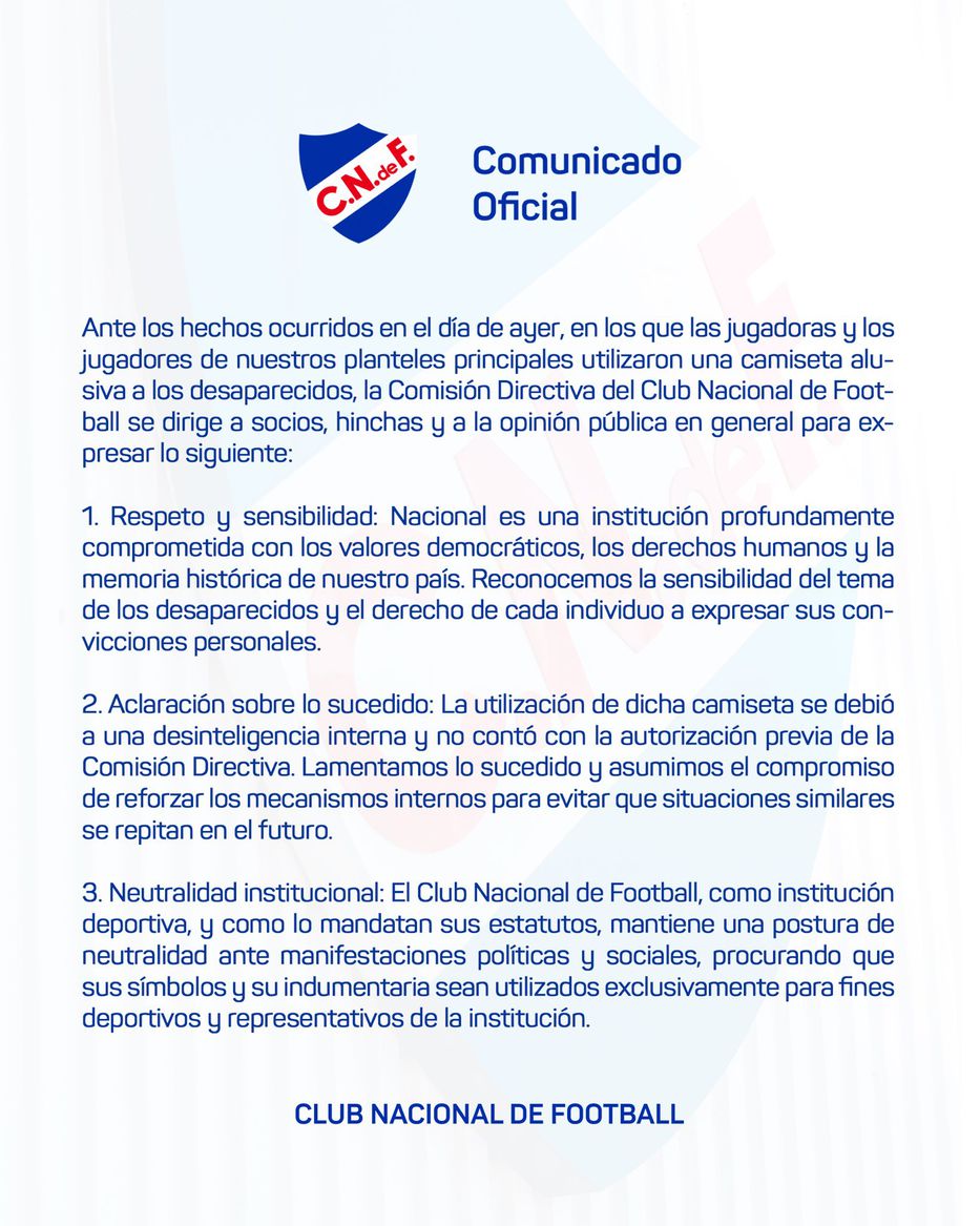 Comunicado Nacional
