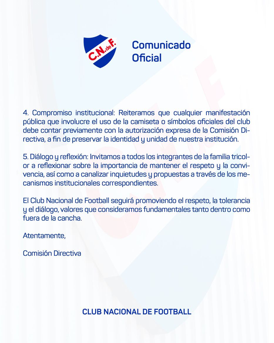 Comunicado Nacional
