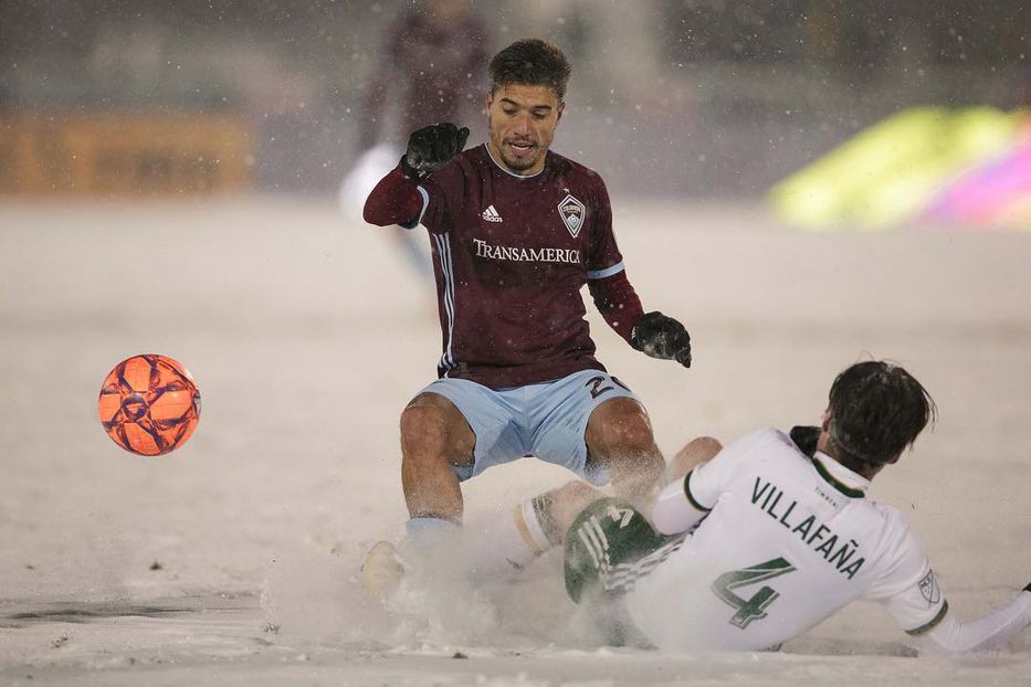 Nicolás Mezquida jugando para Colorado Rapids de la MLS. Foto: Instagram @nicolas_mezquida