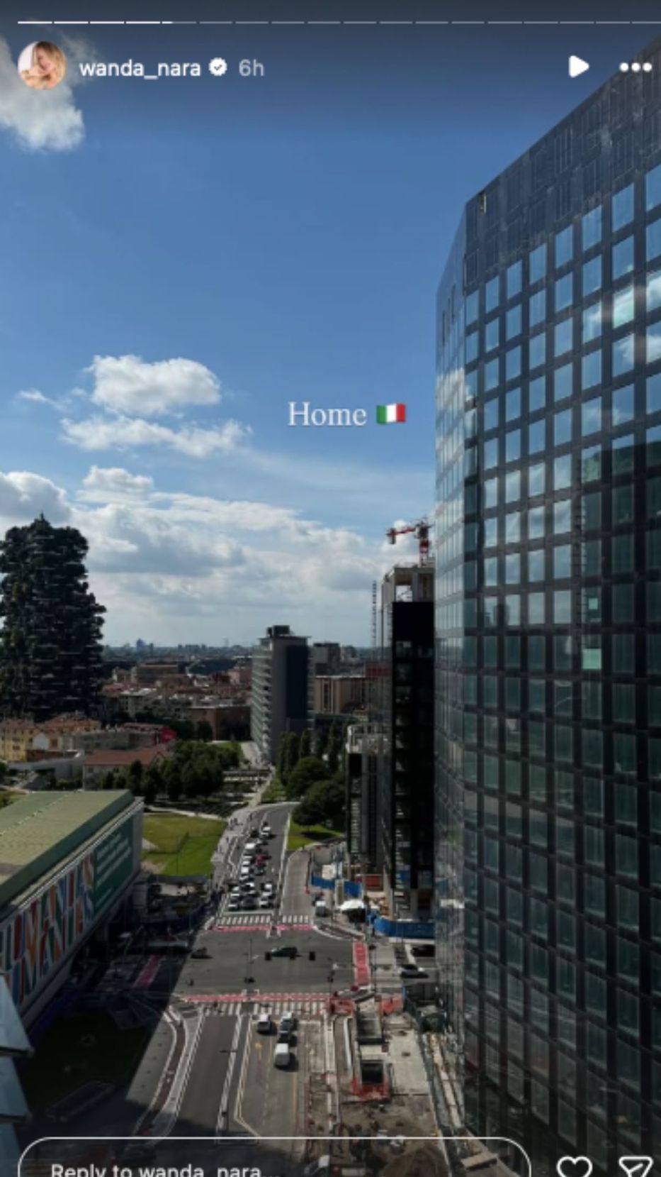 Foto: Historias de Instagram/ @wanda_nara