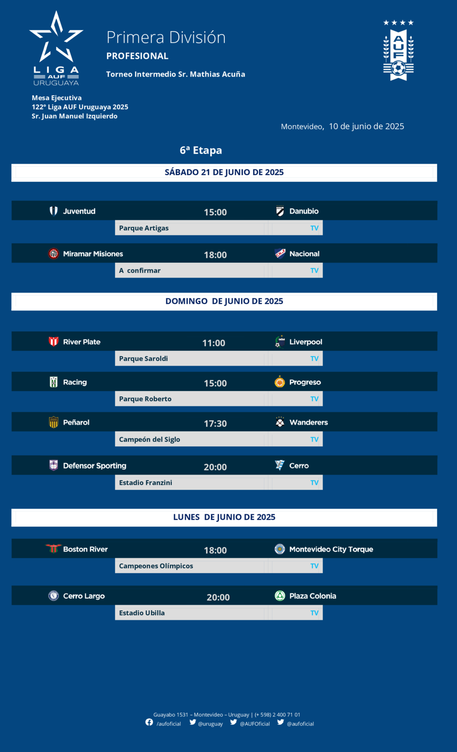 Fijación Fecha 6