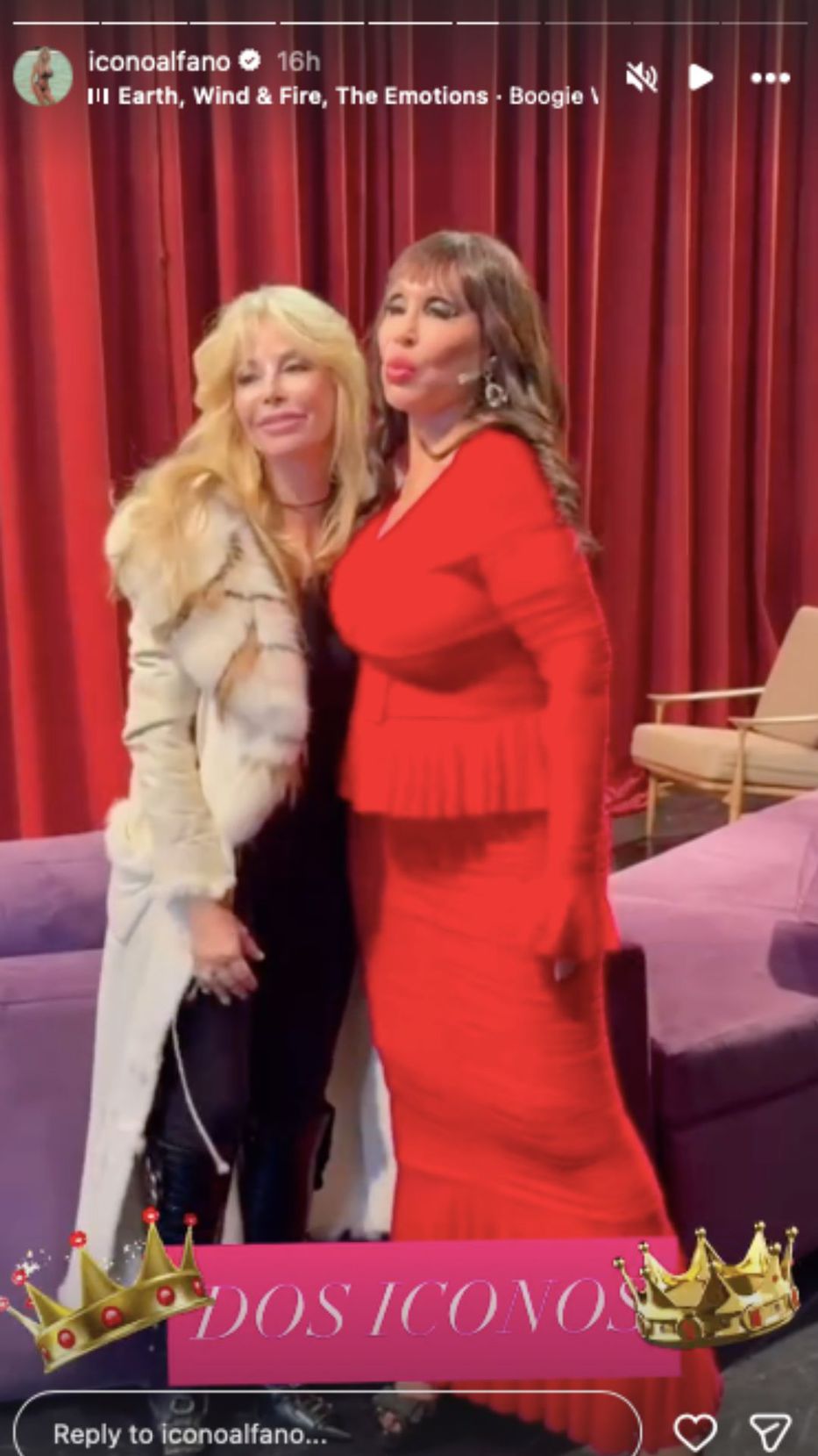 Foto: Historias de Instagram/ @iconoalfano