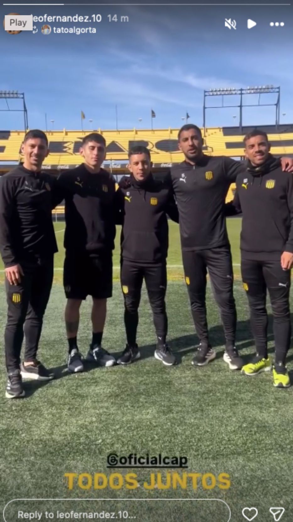 Foto: Historias de Instagram/ @oficialcap