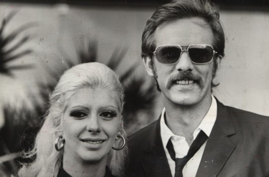 Junto a Marília Pêra en la telenovela 'O Cafona', 1971. Archivo Nacional de Brasil