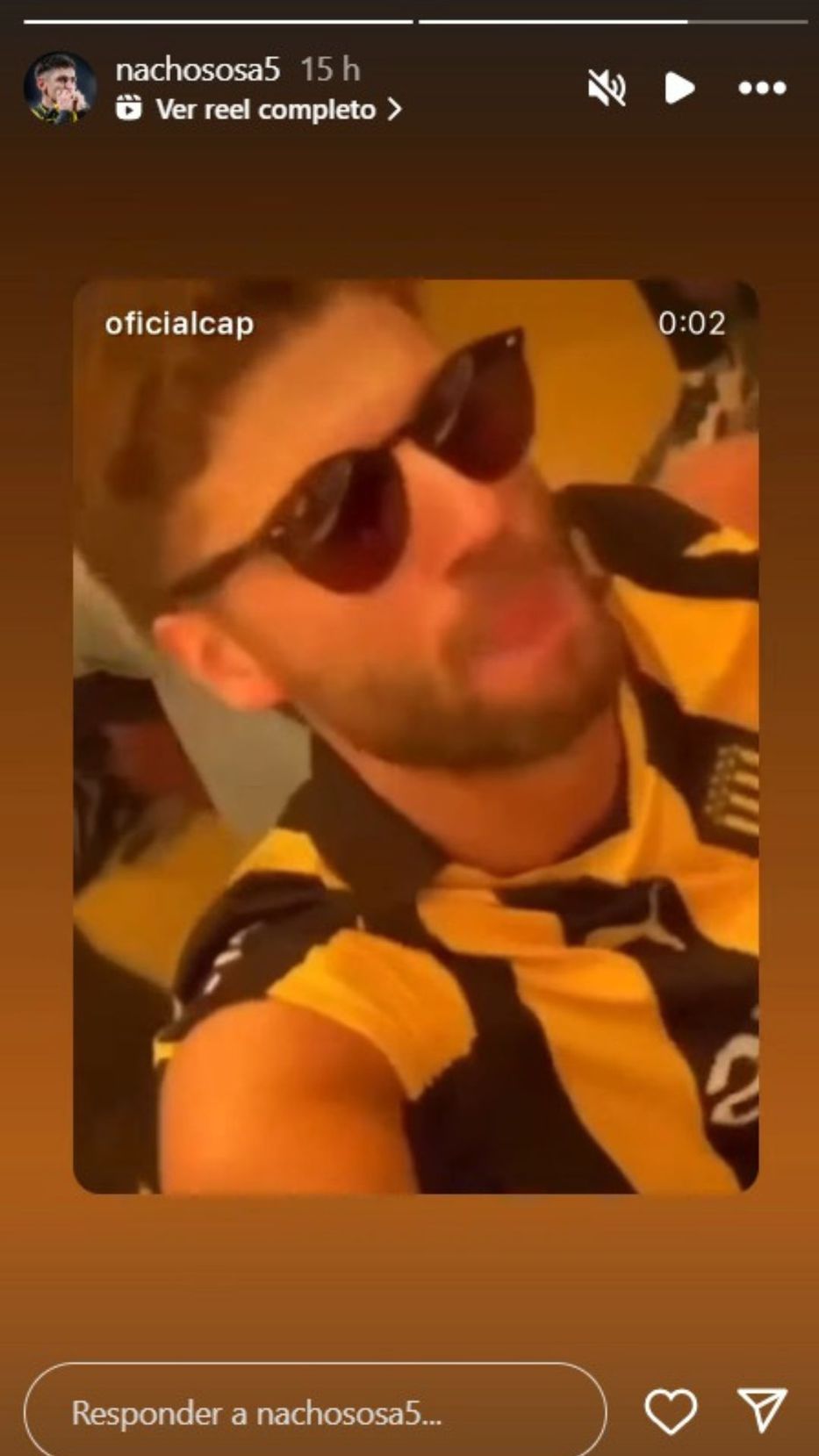 Foto: Historias de Instagram/ @nachososa5