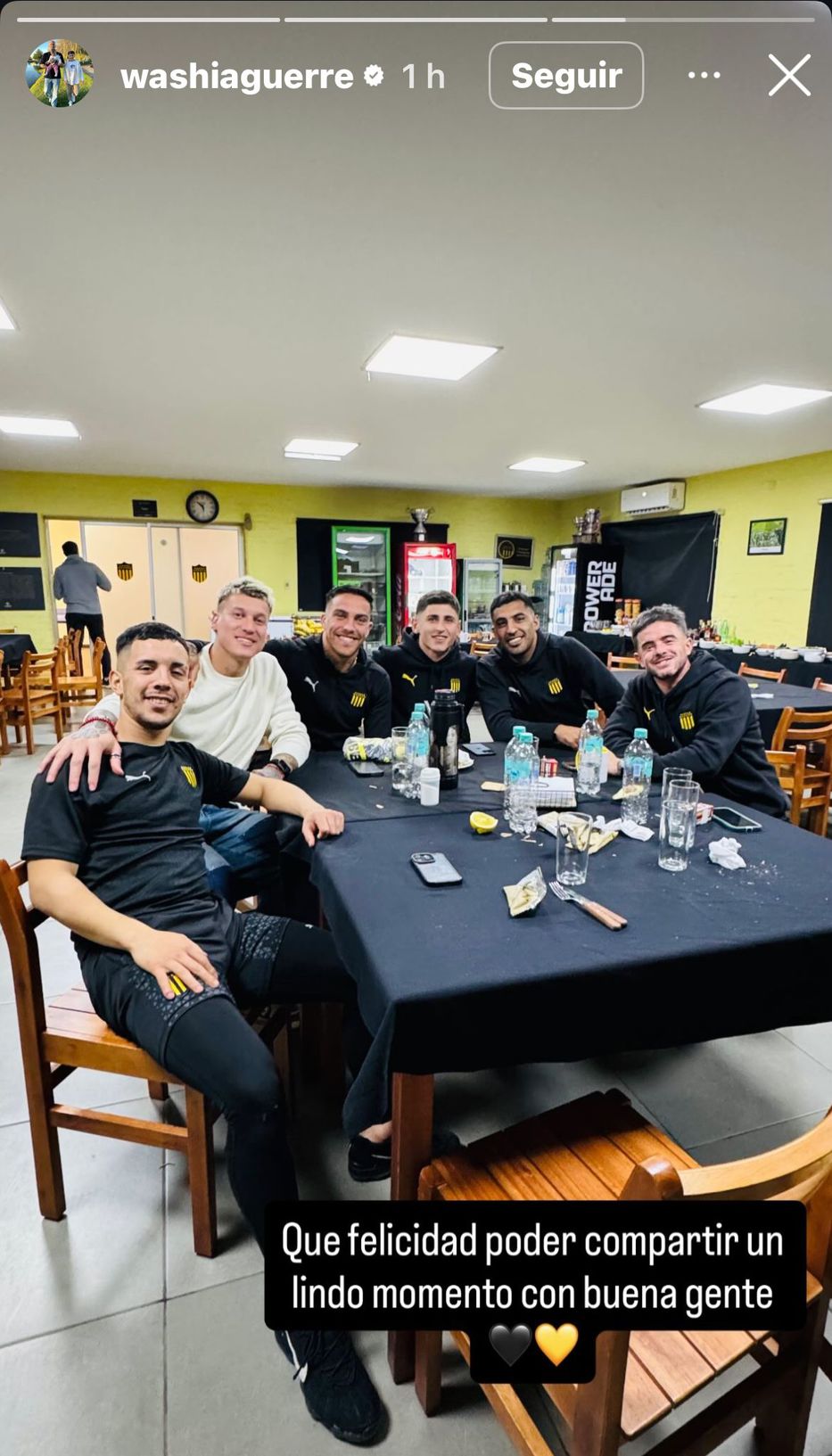 Historia de Instagram / Washington Aguerre