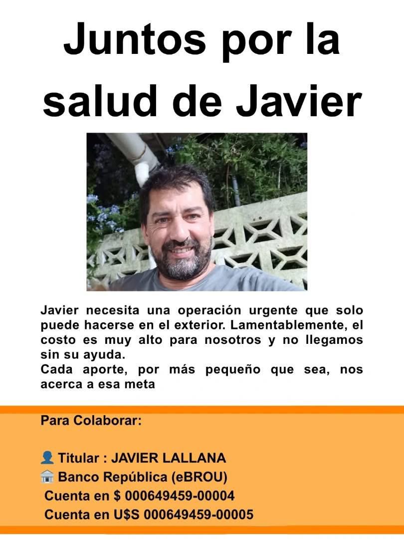 Campaña de ayuda a Javier