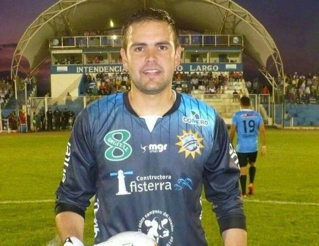 José Cortaberría jugando para Rocha FC. Foto: Cedida a FútbolUy