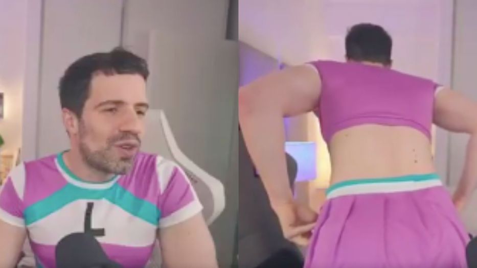 Se soltó (literalmente)