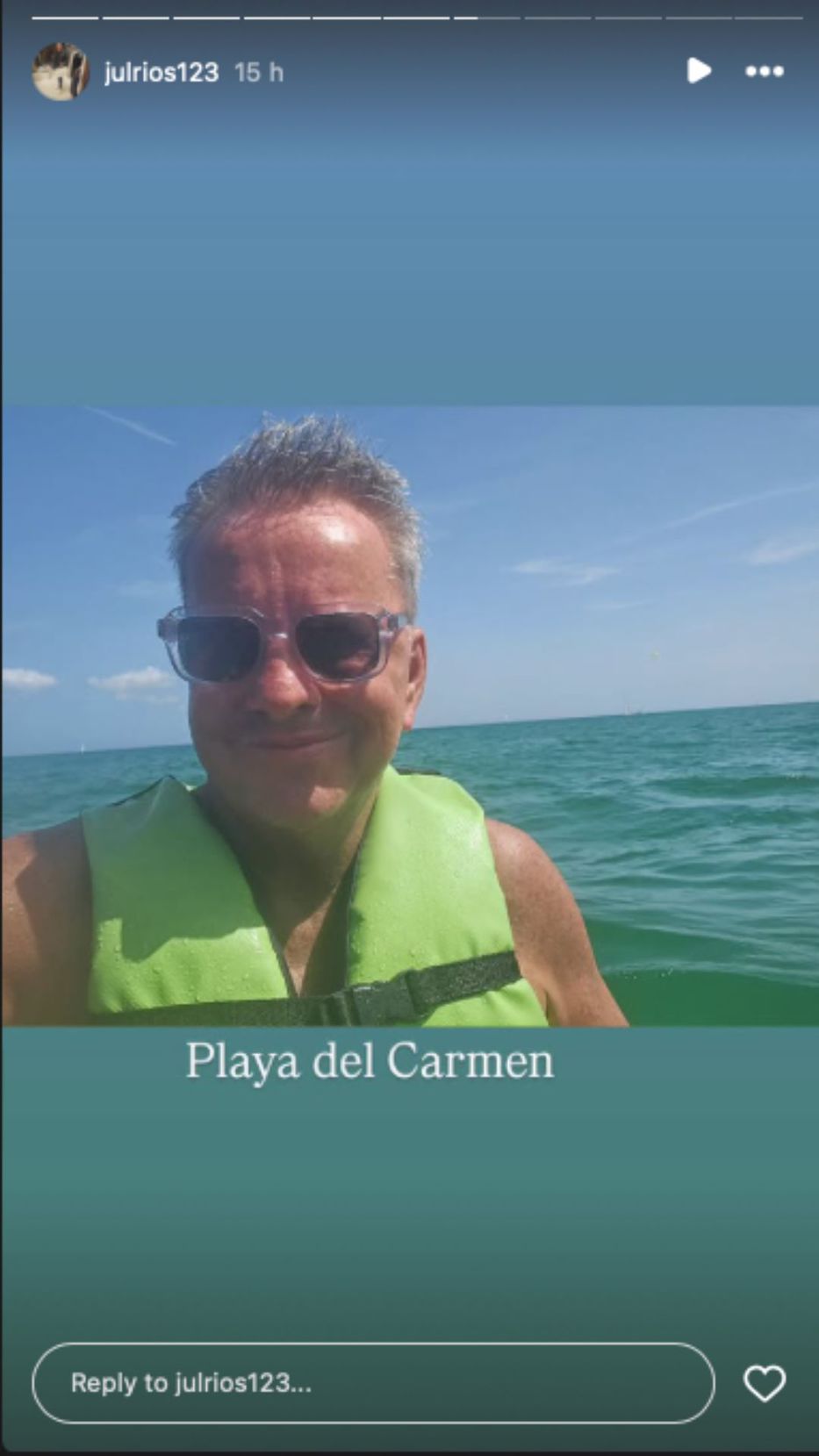 Foto: Historias de Instagram/ @julrios123