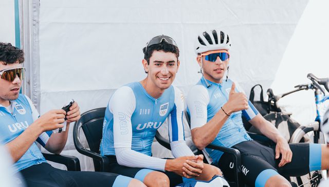 Parado en los pedales