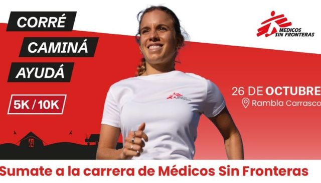 Carrera de Médicos Sin Fronteras: solidaridad y deporte en la rambla de Carrasco