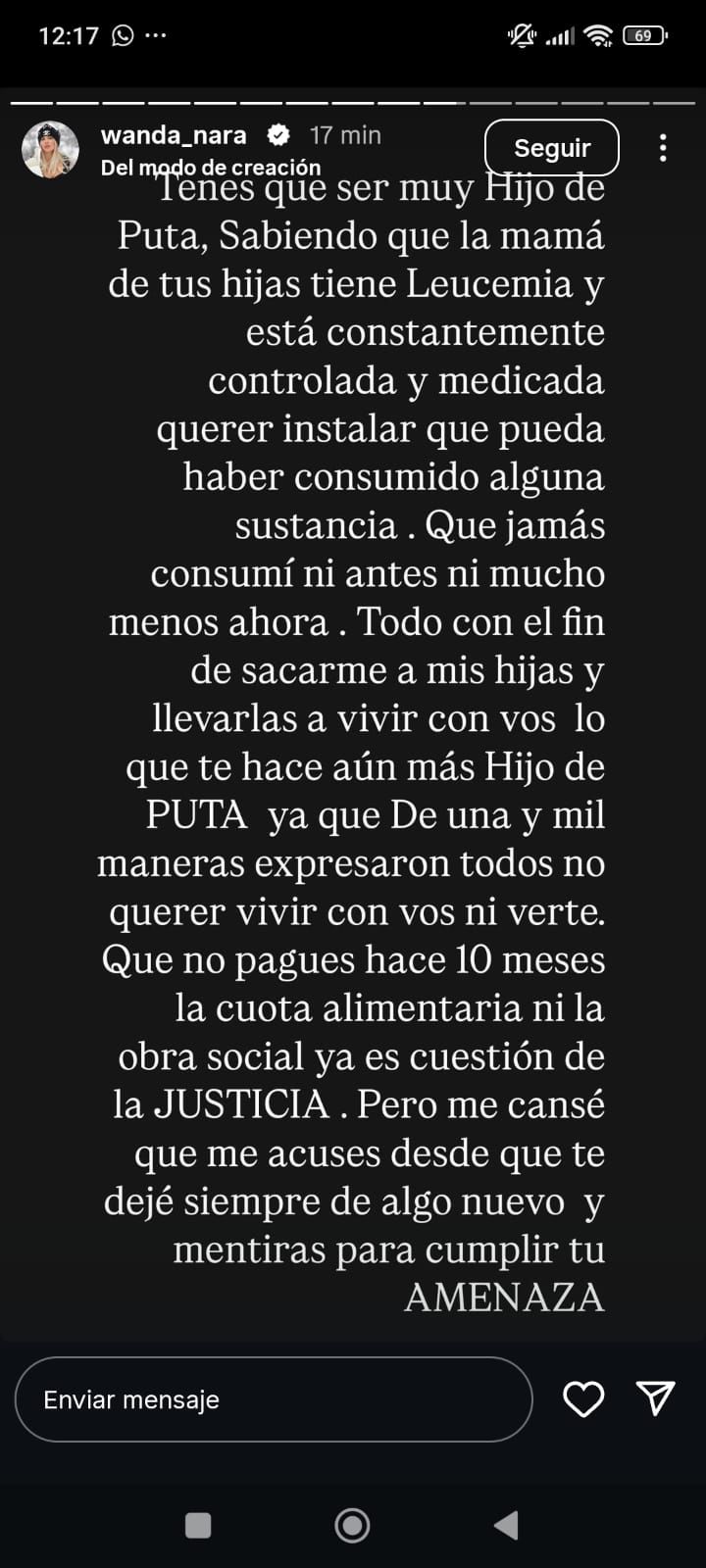 Foto: Instagram Wanda Nara