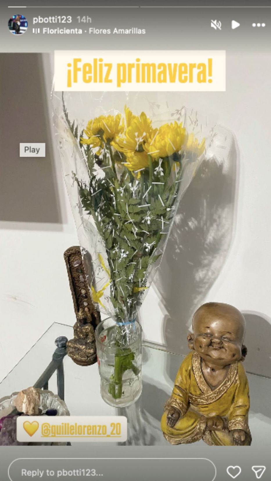 Foto: Historias de Instagram/ @guillelorenzo_20