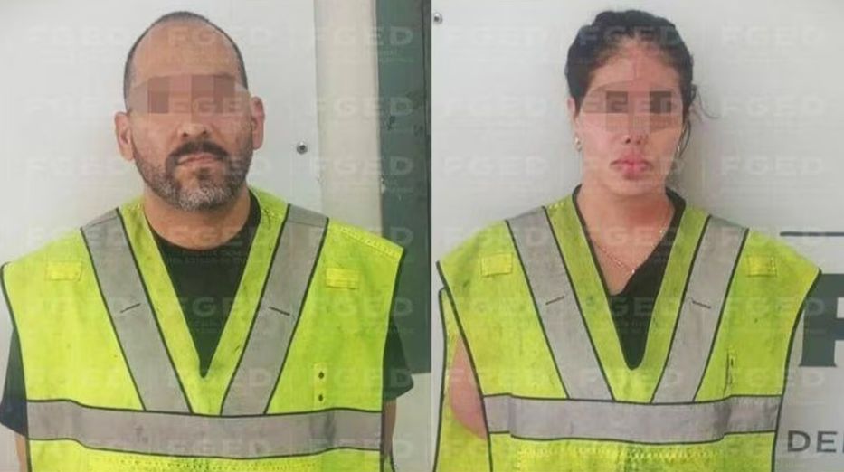 Los dos detenidos. Fiscalía de Durango
