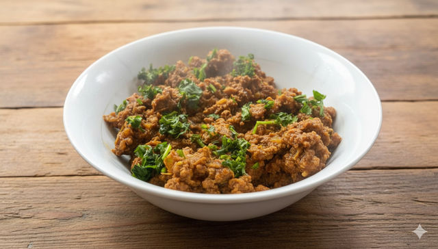 Curry de carne picada