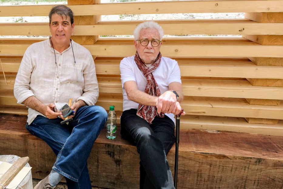 Óscar González Moix y Carlos Salaberry. Foto: Montevideo Portal