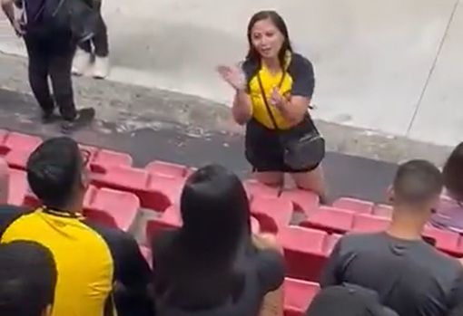 Retorcida en la torcida