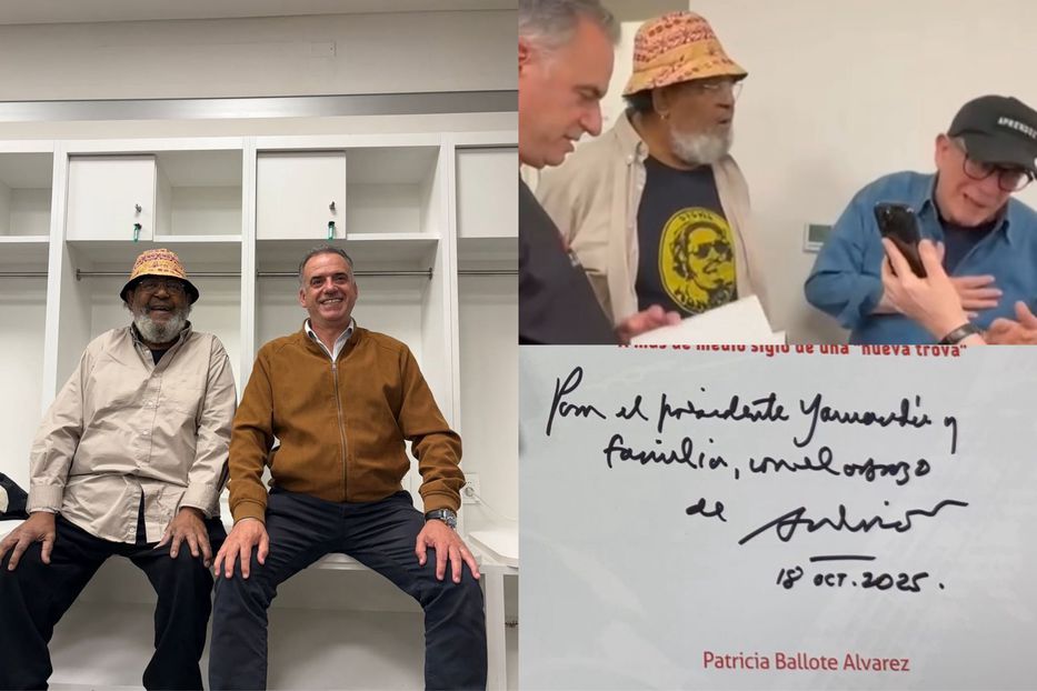 Aplauso, medalla y beso