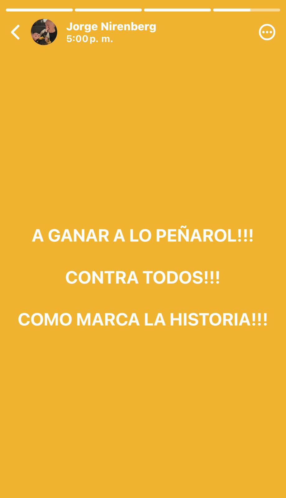 estado de WhatsApp / Jorge Nirenberg