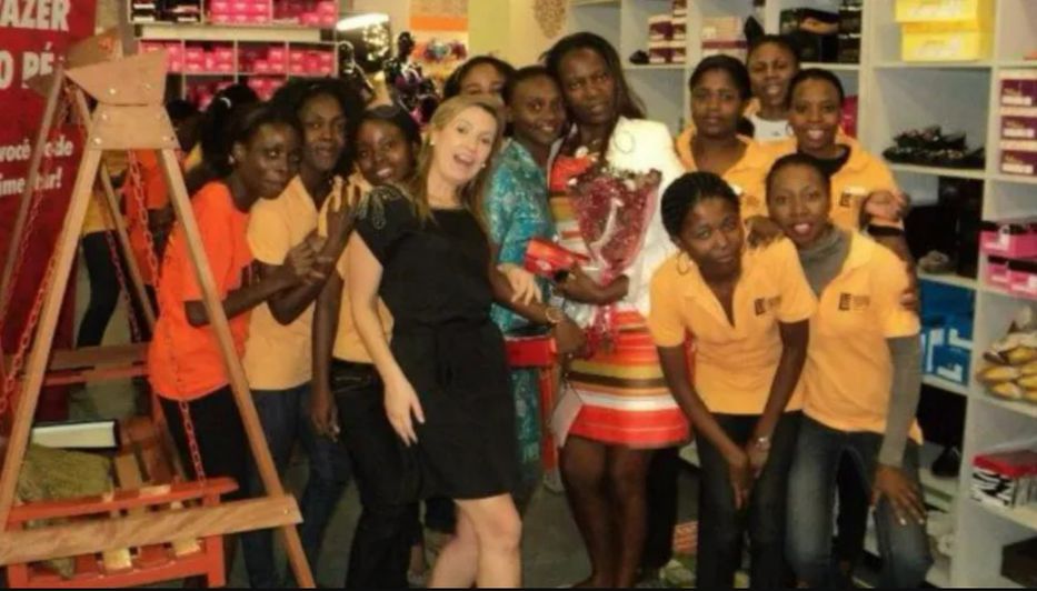 Alexandra durante su etapa en Angola