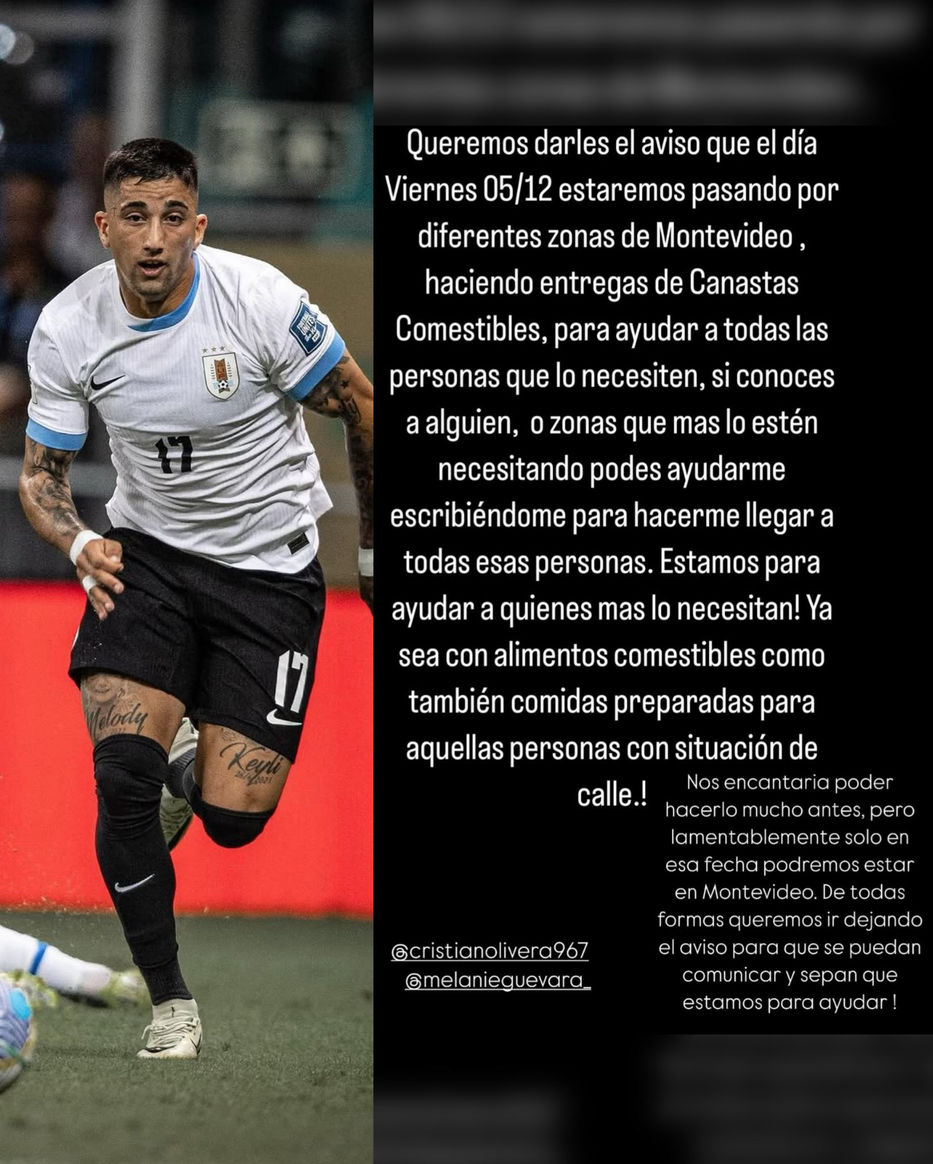 Foto: Instagram @cristianolivera967