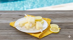 Helado de crema de limón