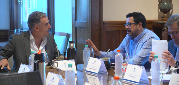 Orsi, Sánchez y Díaz. Foto: Presidencia de la República