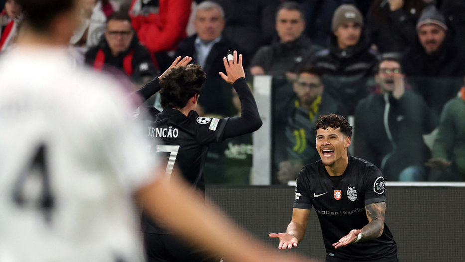 Champions: Maxi Araújo anotó para el Sporting de Lisboa que vence 1-0 a Juventus