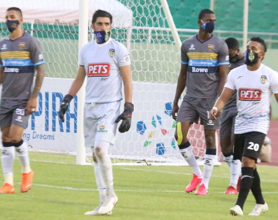 Agustín Delgado jugando en Moca FC de República Dominicana. Foto: Instagram @agudelgado01