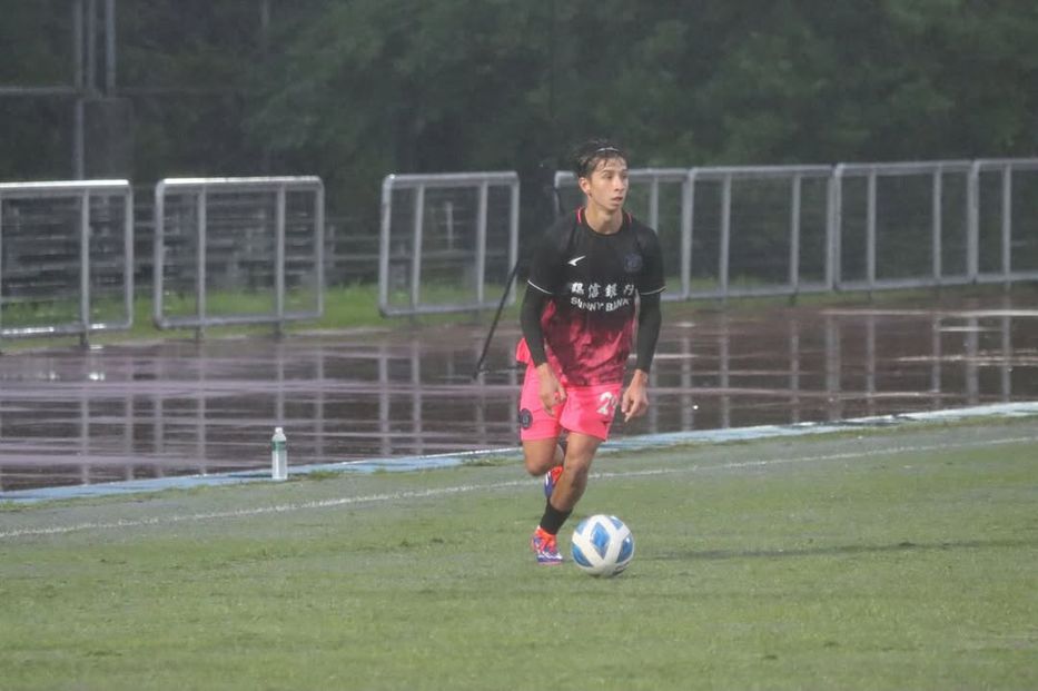 Martín Chen jugando para AC Taipéi de Taiwán. Foto: Instagram @martin_20323
