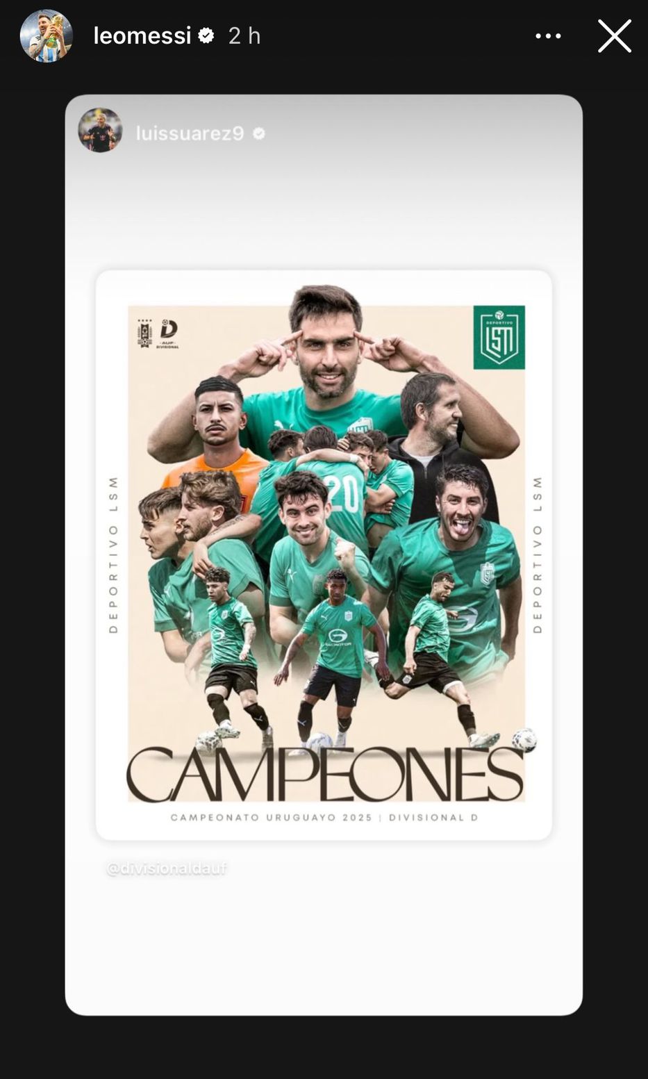 Foto: Instagram @leomessi