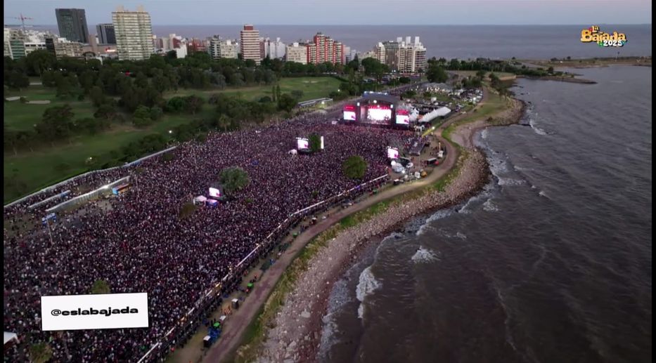 Más de 60 mil personas fueron a La Bajada en la rambla de Punta Carretas: así se vivió