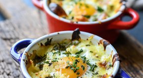 Huevos en cocotte