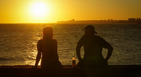 Las olas y el viento