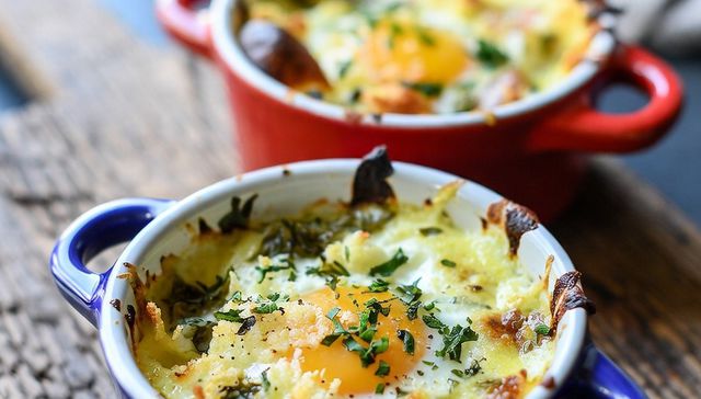 Huevos en cocotte